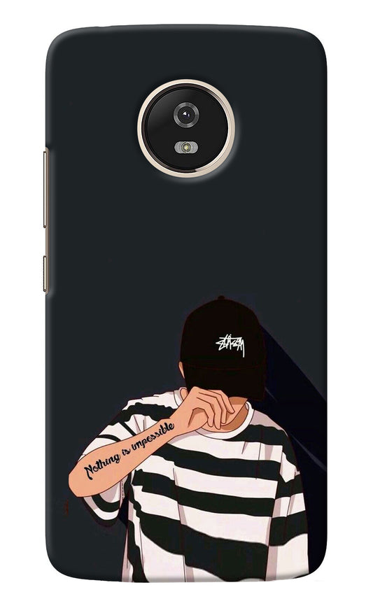 Aesthetic Boy Moto G5 Back Cover