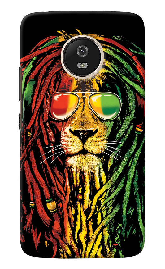 Rasta Lion Moto G5 Back Cover