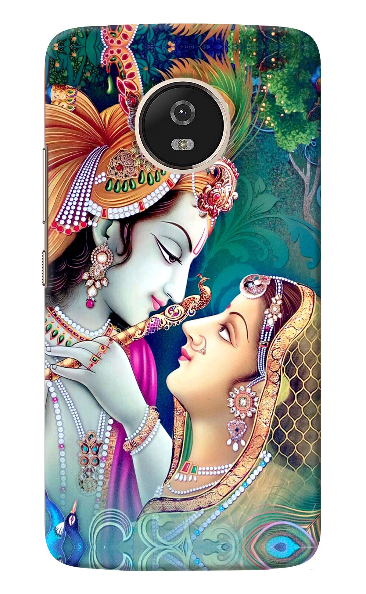 Lord Radha Krishna Moto G5 Back Cover