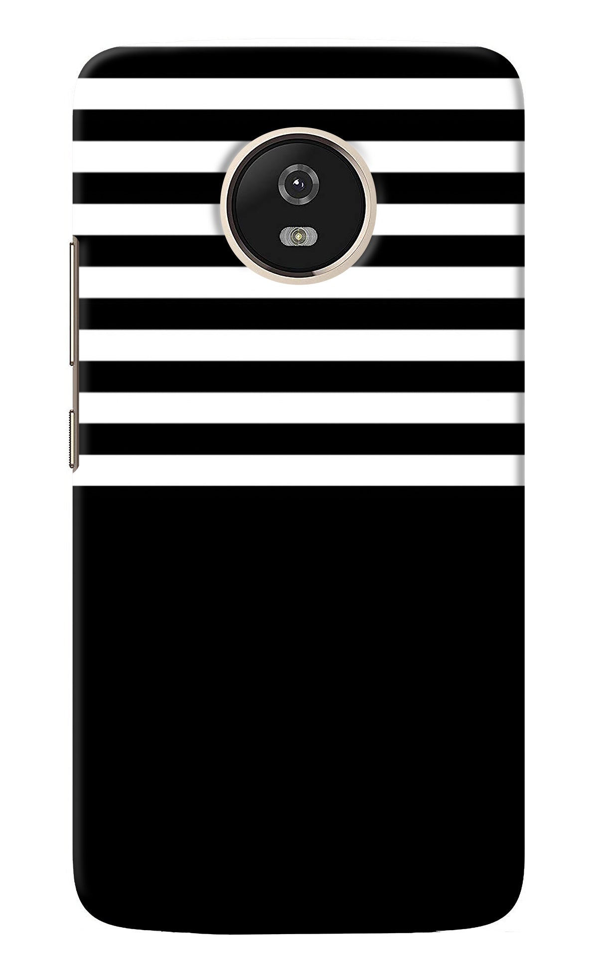 Black and White Print Moto G5 Back Cover