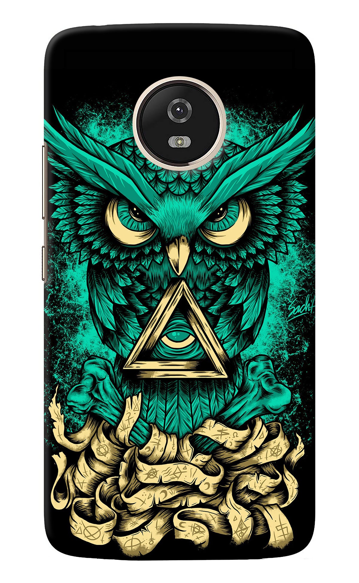 Green Owl Moto G5 Back Cover