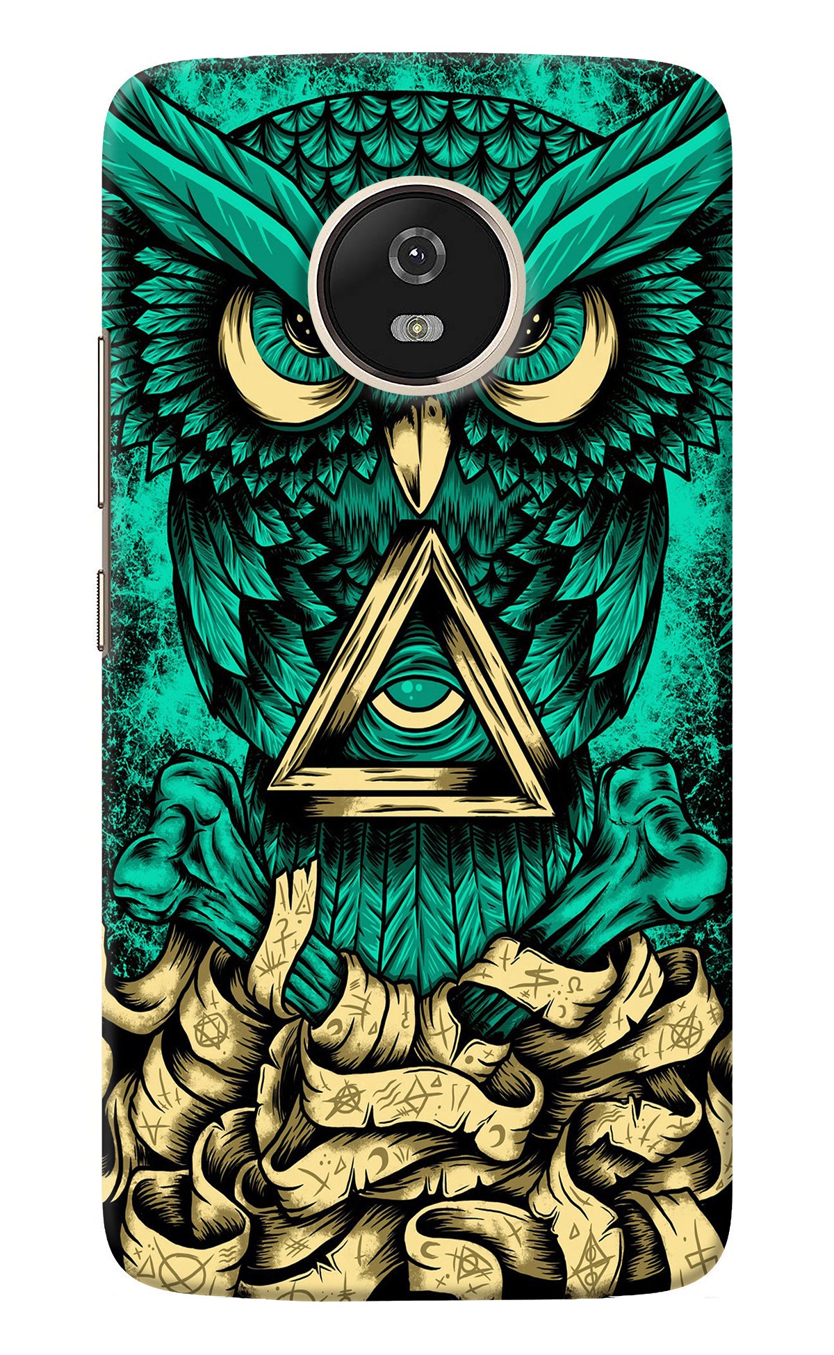 Green Owl Moto G5 Back Cover