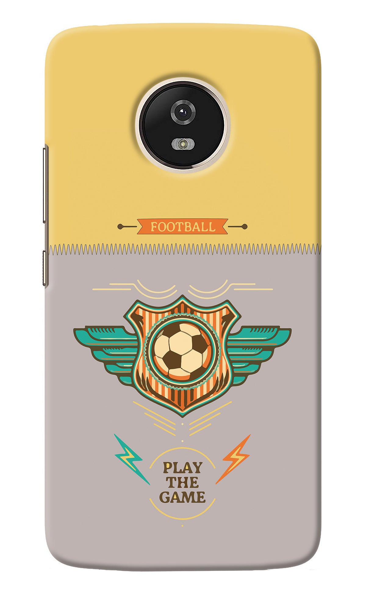 Football Moto G5 Back Cover