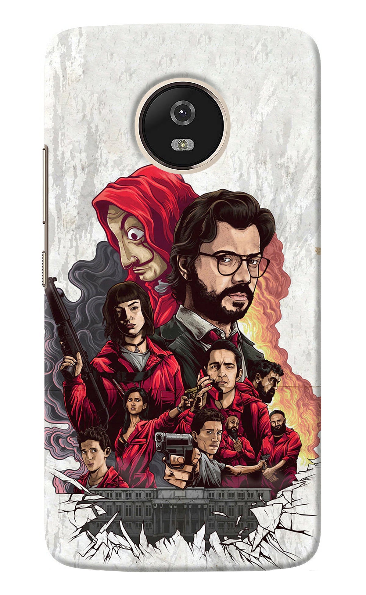 Money Heist Artwork Moto G5 Back Cover