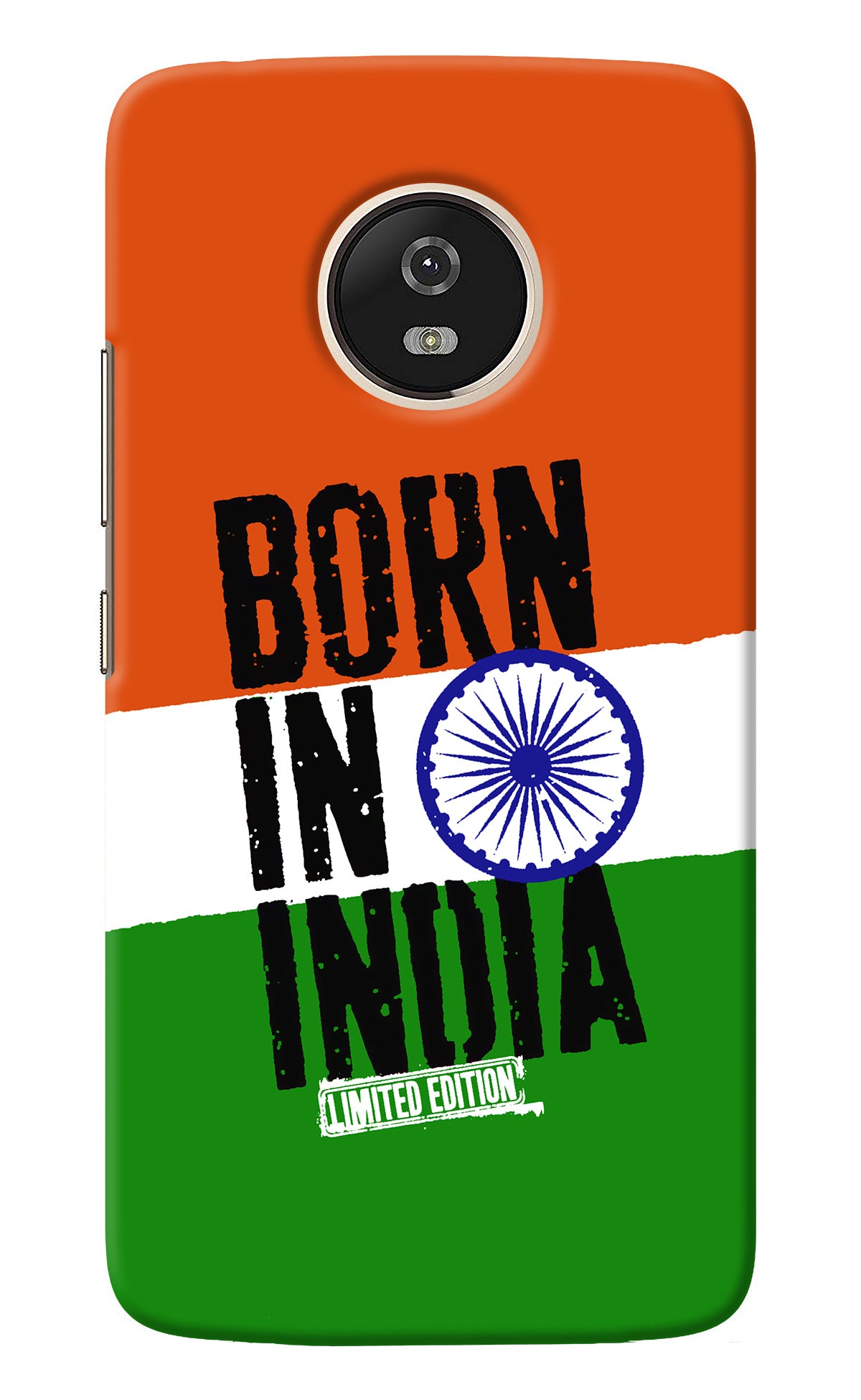 Born in India Moto G5 Back Cover