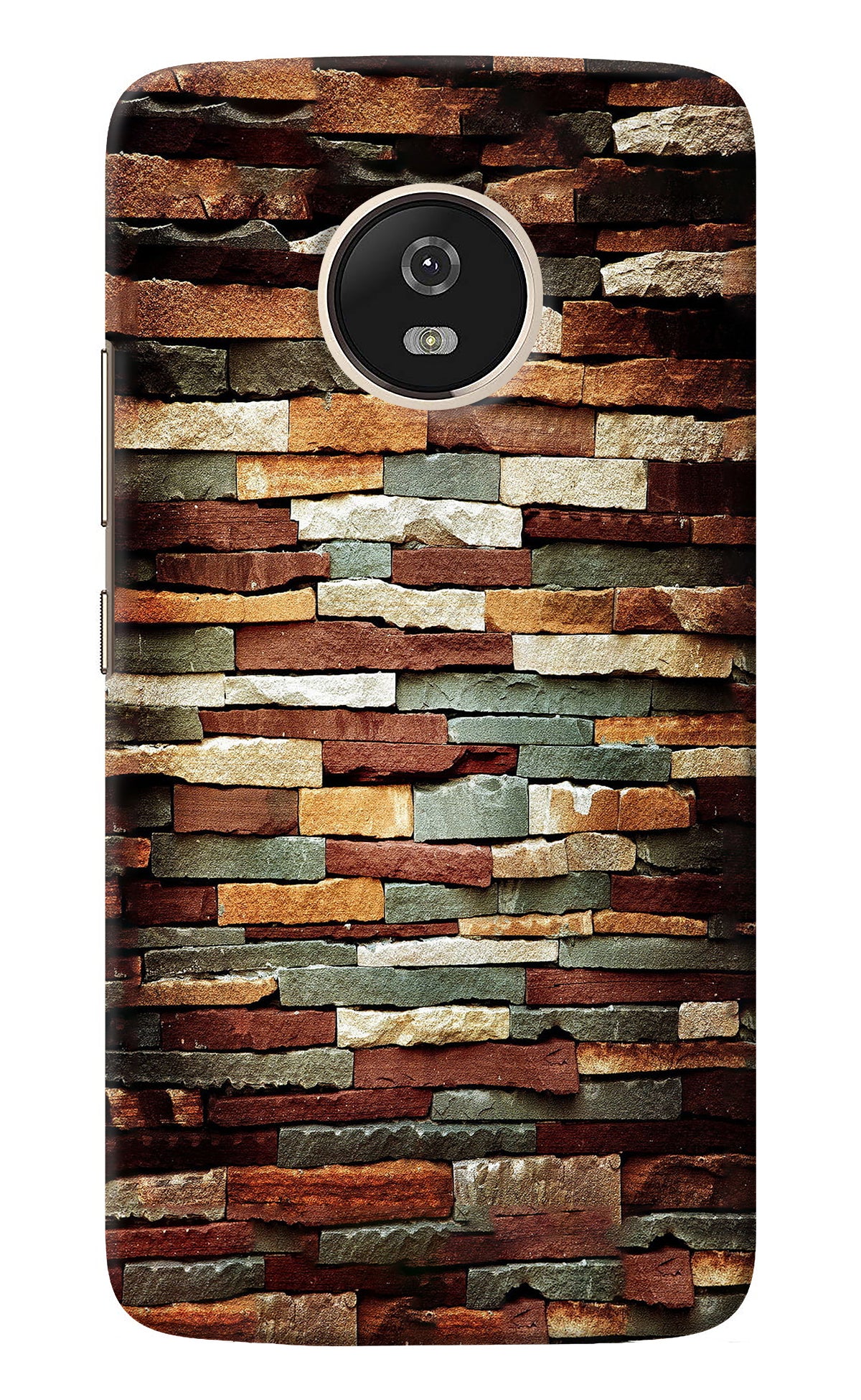 Bricks Pattern Moto G5 Back Cover