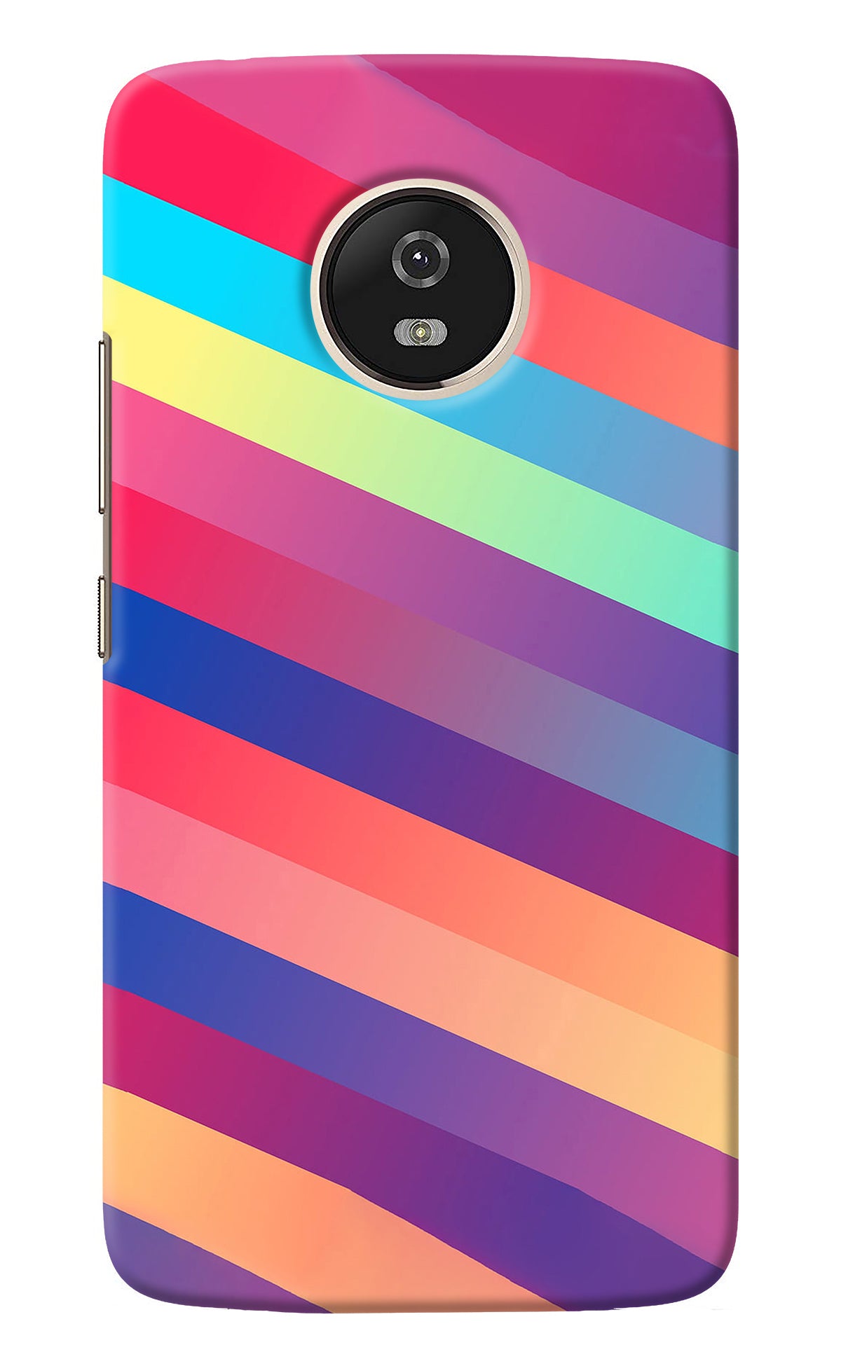 Stripes color Moto G5 Back Cover