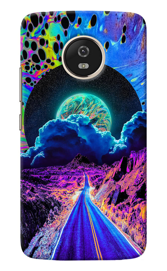 Psychedelic Painting Moto G5 Back Cover