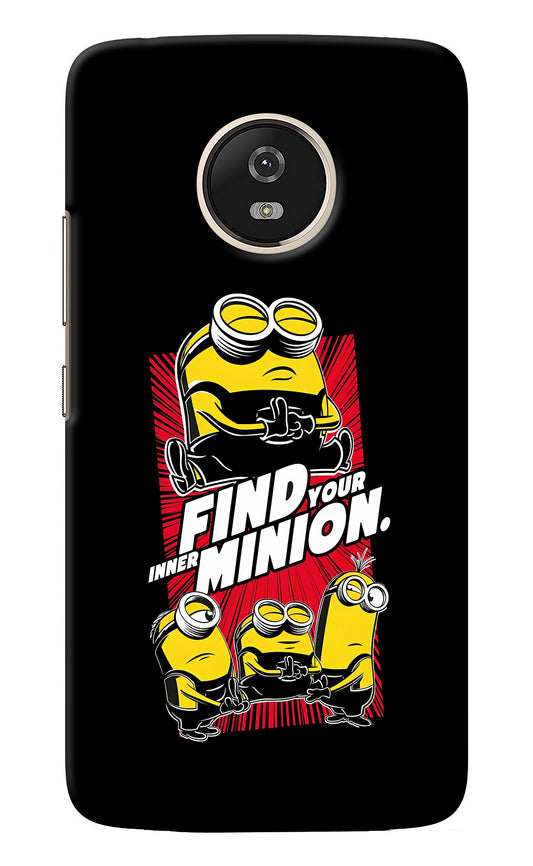 Find your inner Minion Moto G5 Back Cover