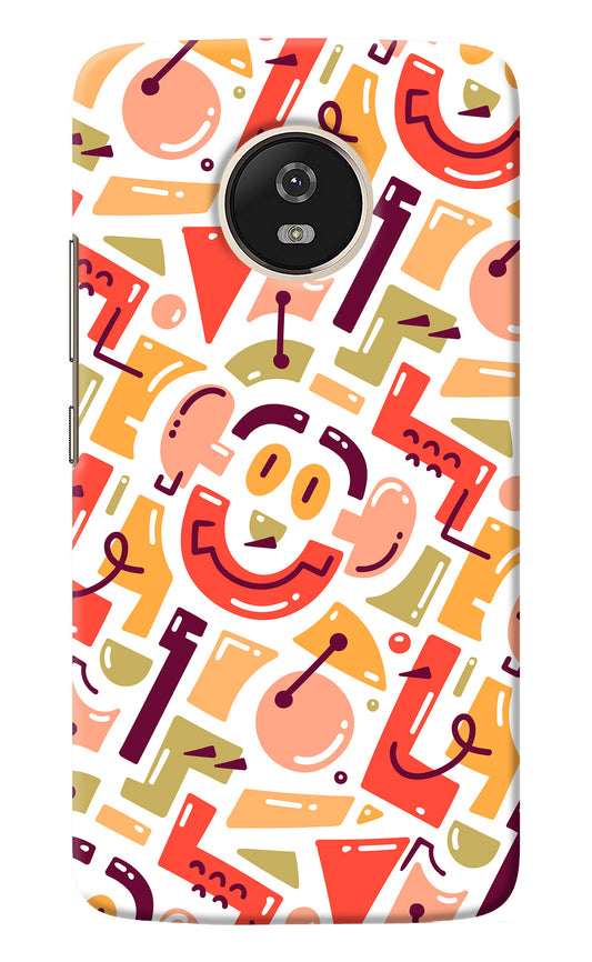 Doodle Pattern Moto G5 Back Cover