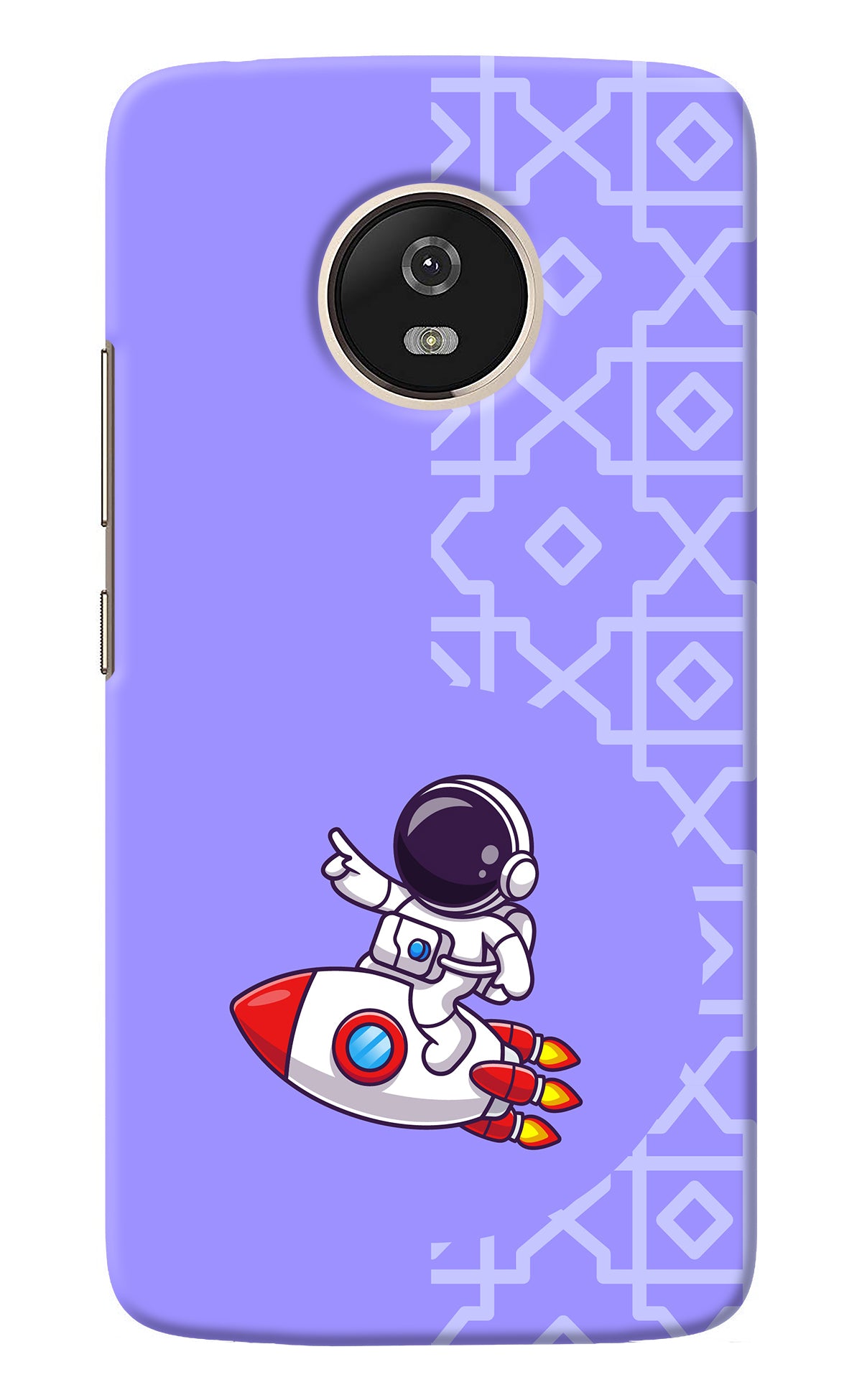 Cute Astronaut Moto G5 Back Cover