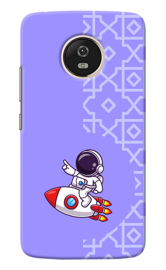 Cute Astronaut Moto G5 Back Cover