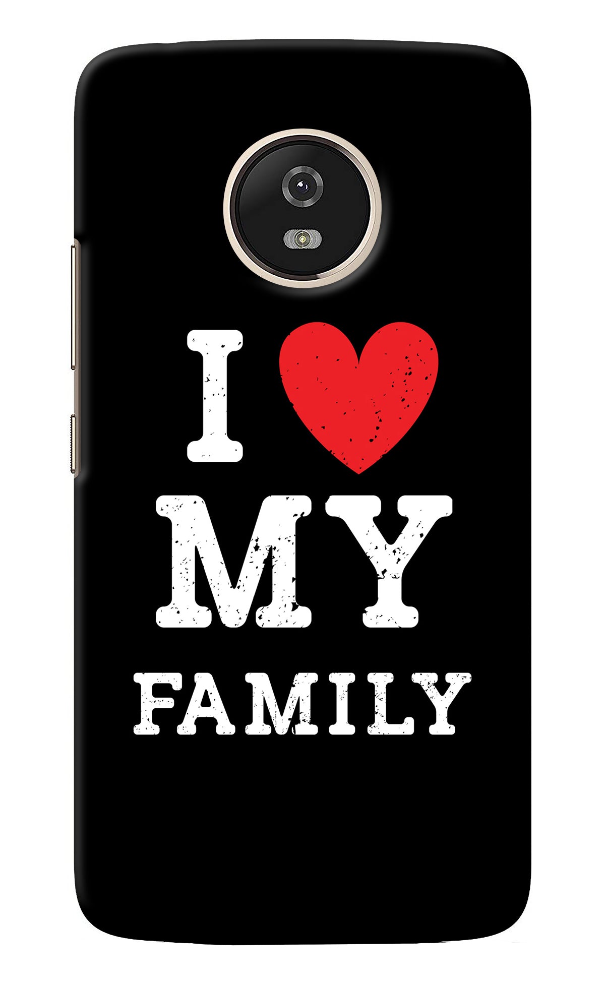 I Love My Family Moto G5 Back Cover