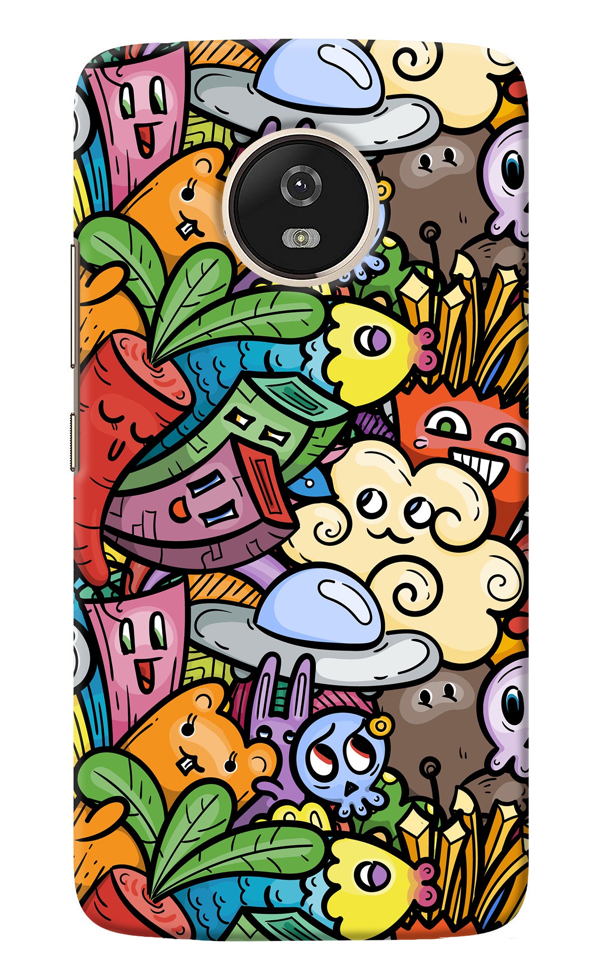 Veggie Doodle Moto G5 Back Cover