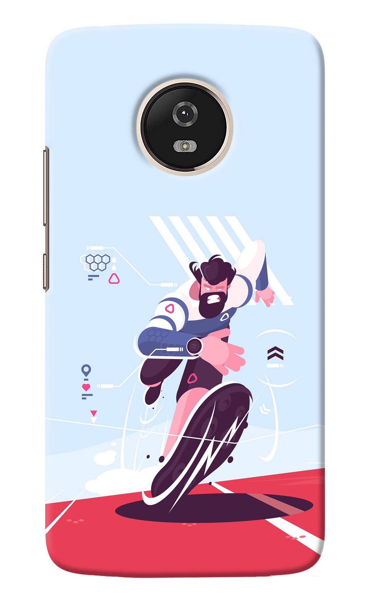 Run Pro Moto G5 Back Cover