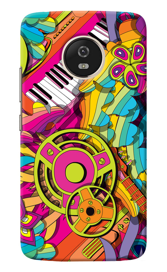 Music Doodle Moto G5 Back Cover