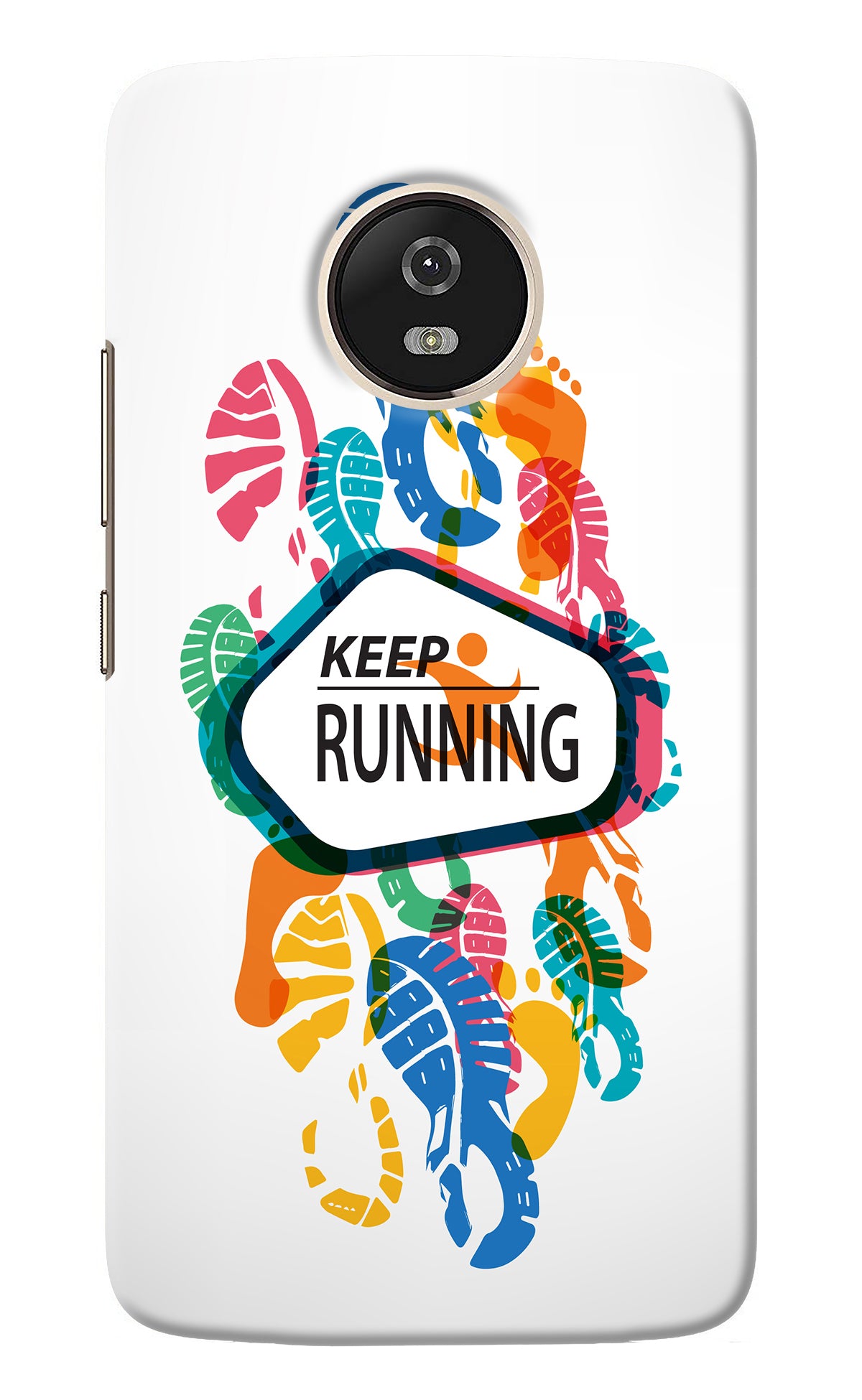 Keep Running Moto G5 Back Cover