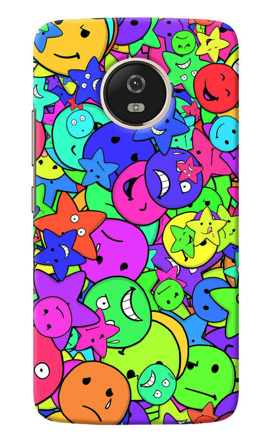 Fun Doodle Moto G5 Back Cover