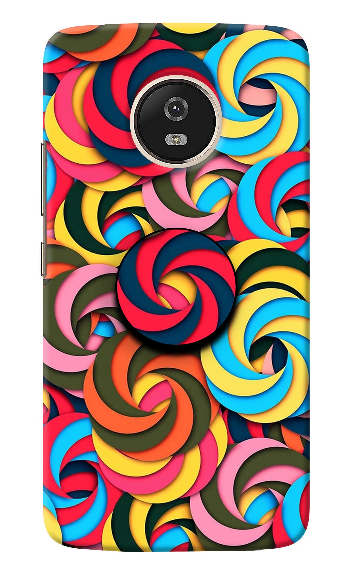 Spiral Pattern Moto G5 Pop Case