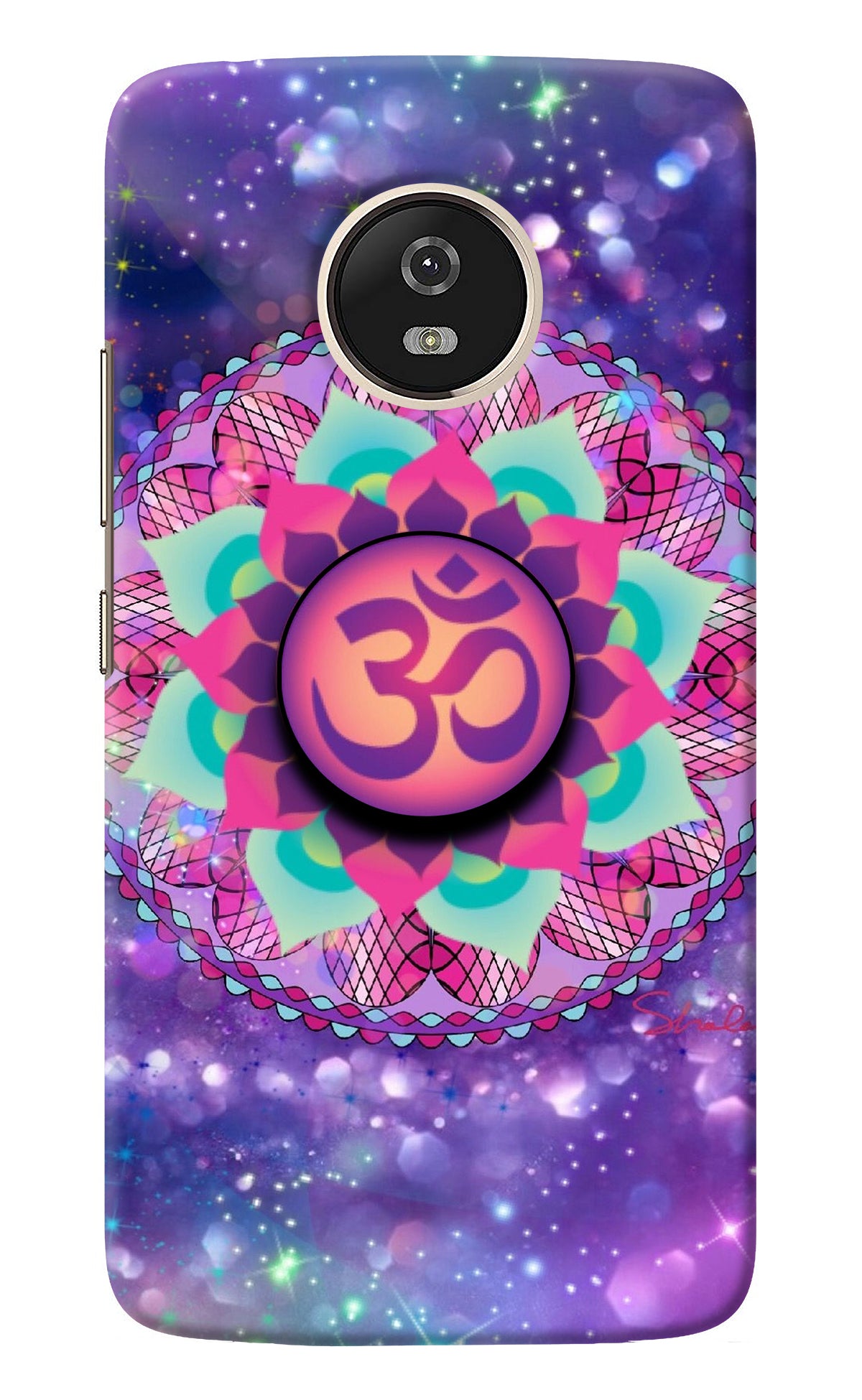 Om Purple Moto G5 Pop Case