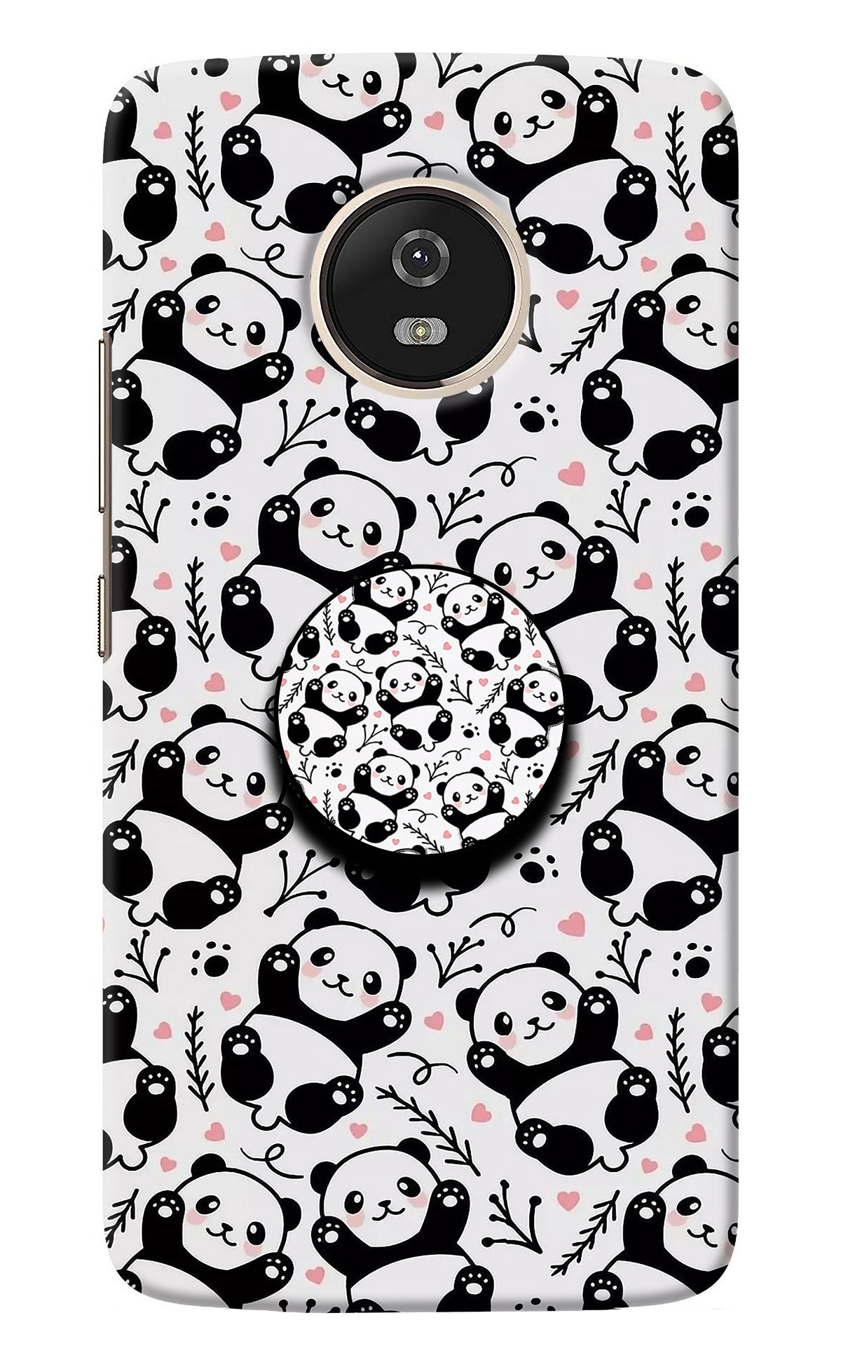 Cute Panda Moto G5 Pop Case