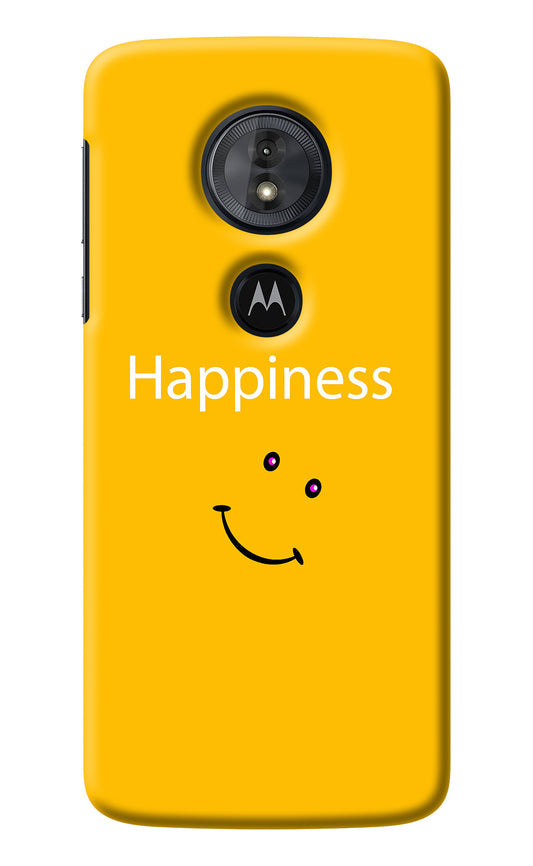 Happiness With Smiley Moto G6 Play Back Cover