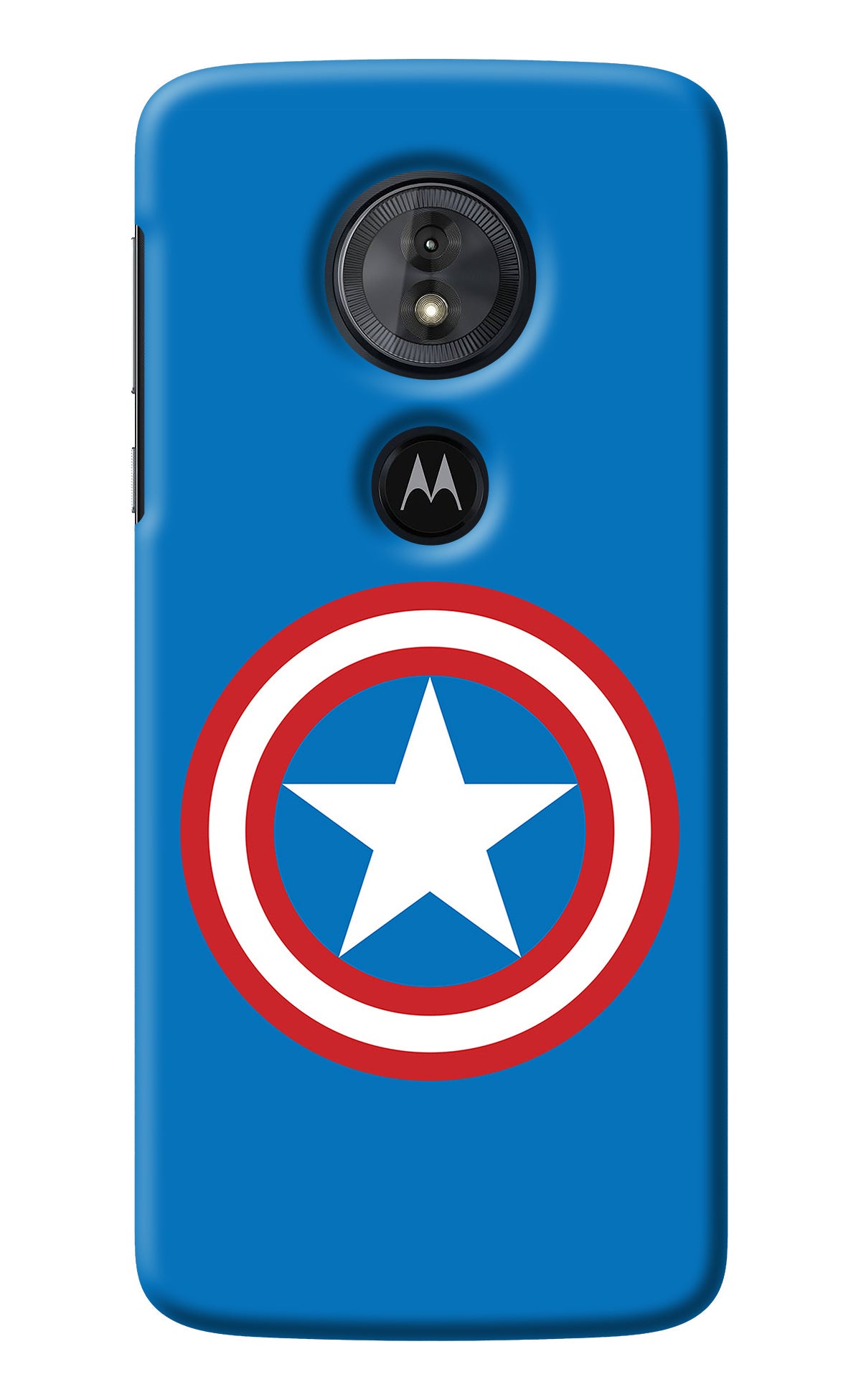 Captain America Logo Moto G6 Play Back Cover