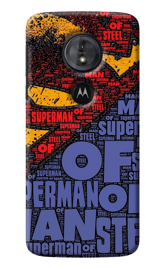 Superman Moto G6 Play Back Cover