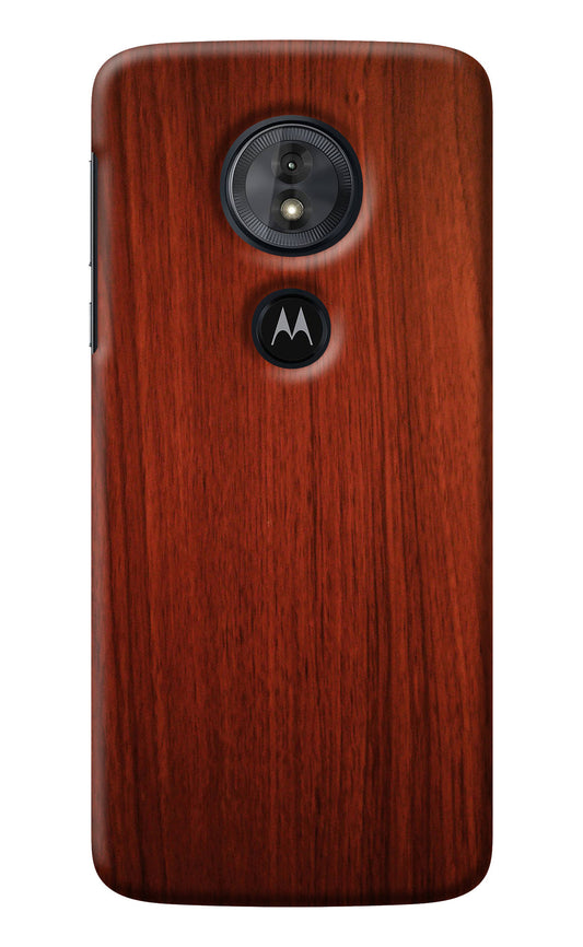 Wooden Plain Pattern Moto G6 Play Back Cover