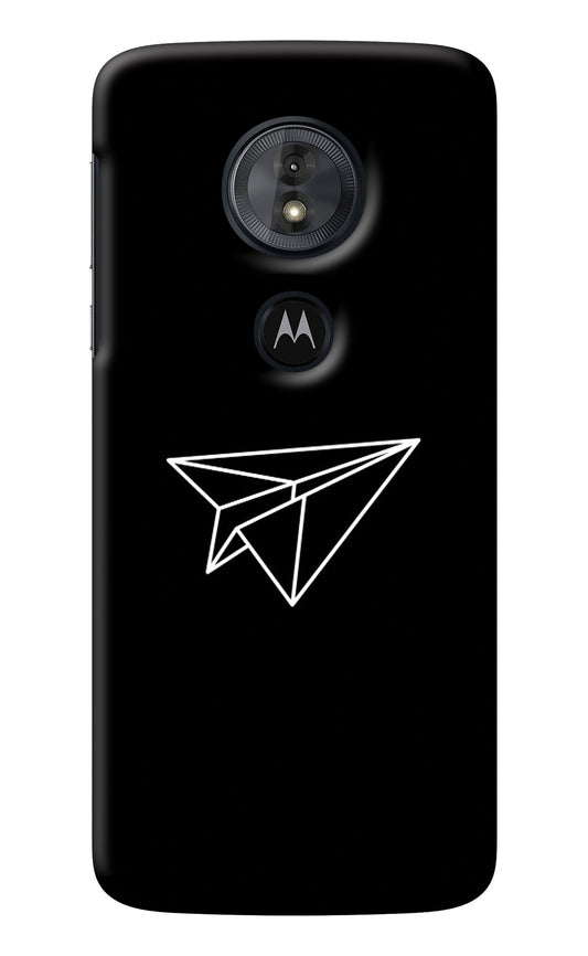 Paper Plane White Moto G6 Play Back Cover