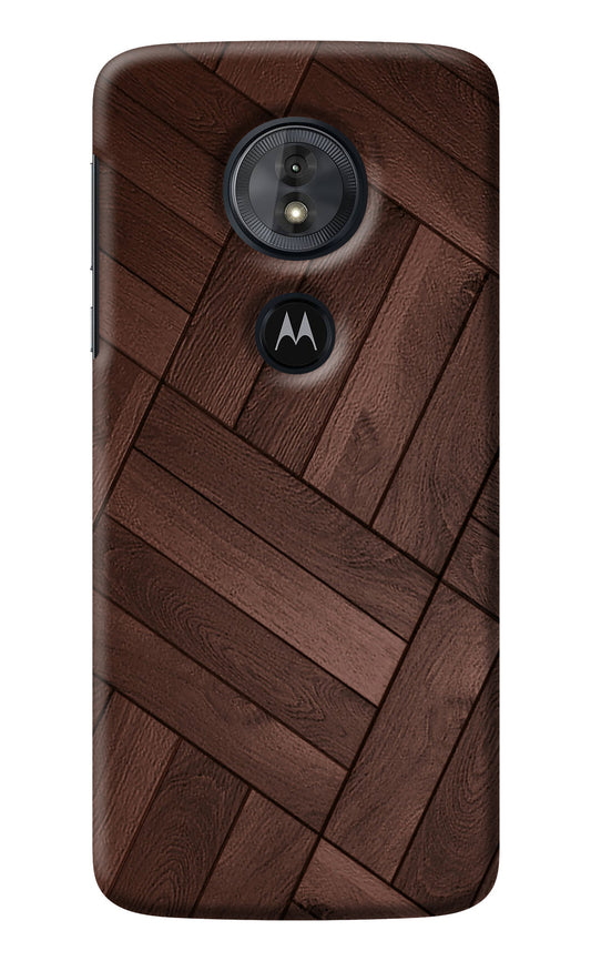 Wooden Texture Design Moto G6 Play Back Cover