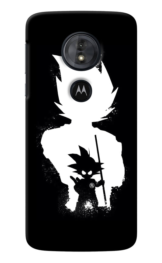 Goku Shadow Moto G6 Play Back Cover