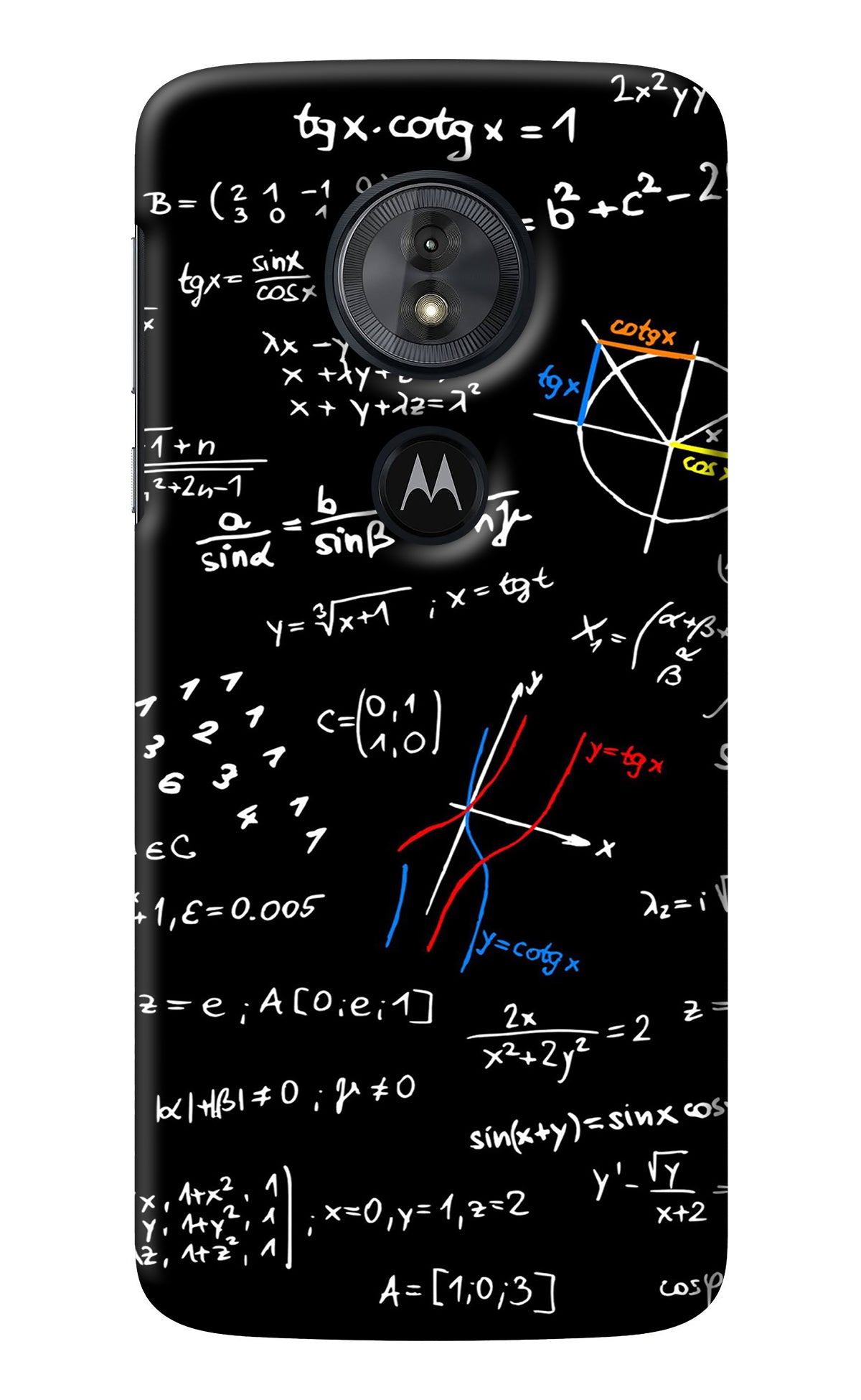 Mathematics Formula Moto G6 Play Back Cover