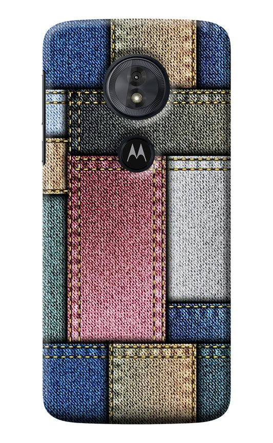 Multicolor Jeans Moto G6 Play Back Cover