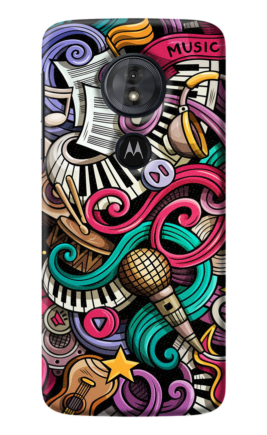 Music Abstract Moto G6 Play Back Cover