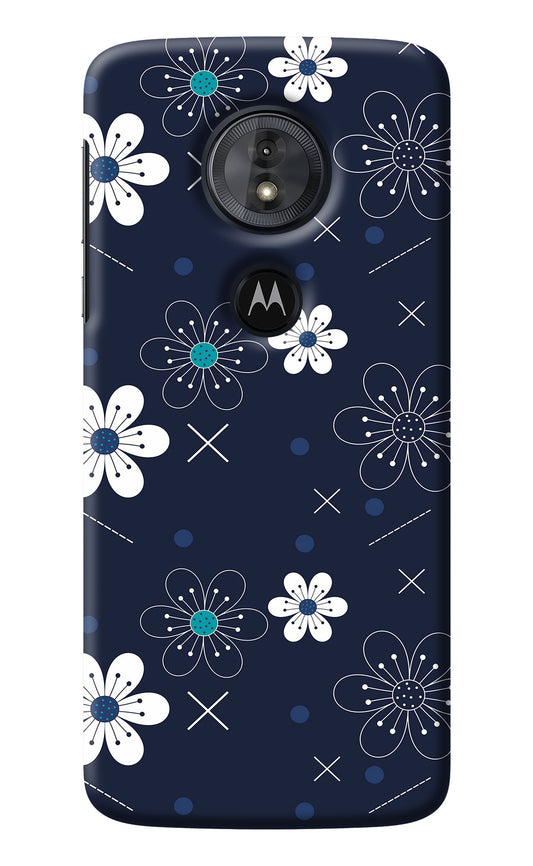 Flowers Moto G6 Play Back Cover