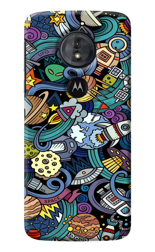 Space Abstract Moto G6 Play Back Cover