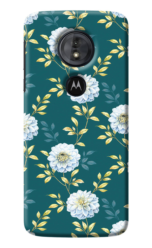 Flowers Moto G6 Play Back Cover