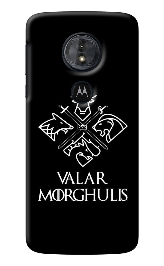 Valar Morghulis | Game Of Thrones Moto G6 Play Back Cover