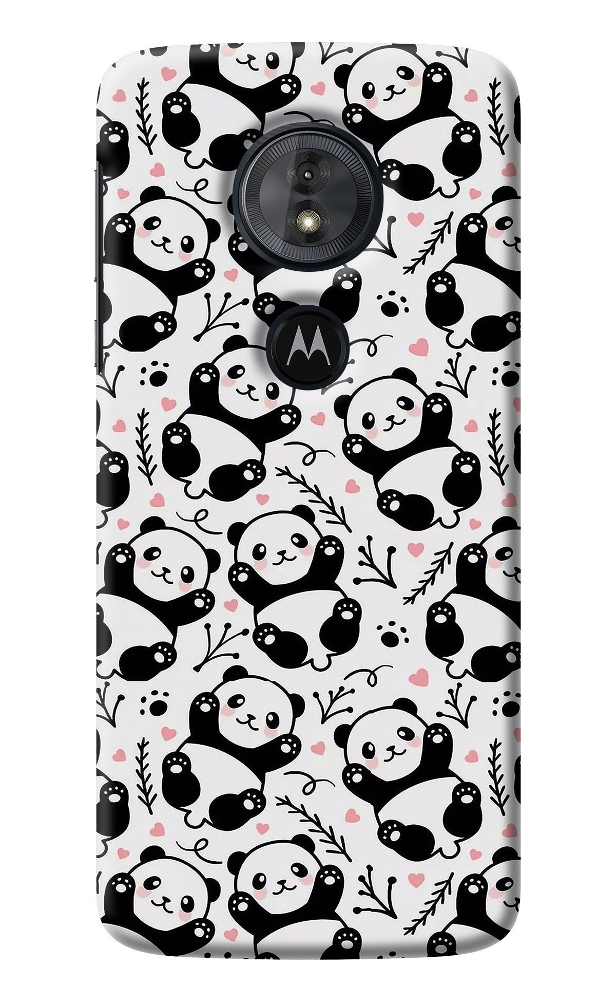 Cute Panda Moto G6 Play Back Cover