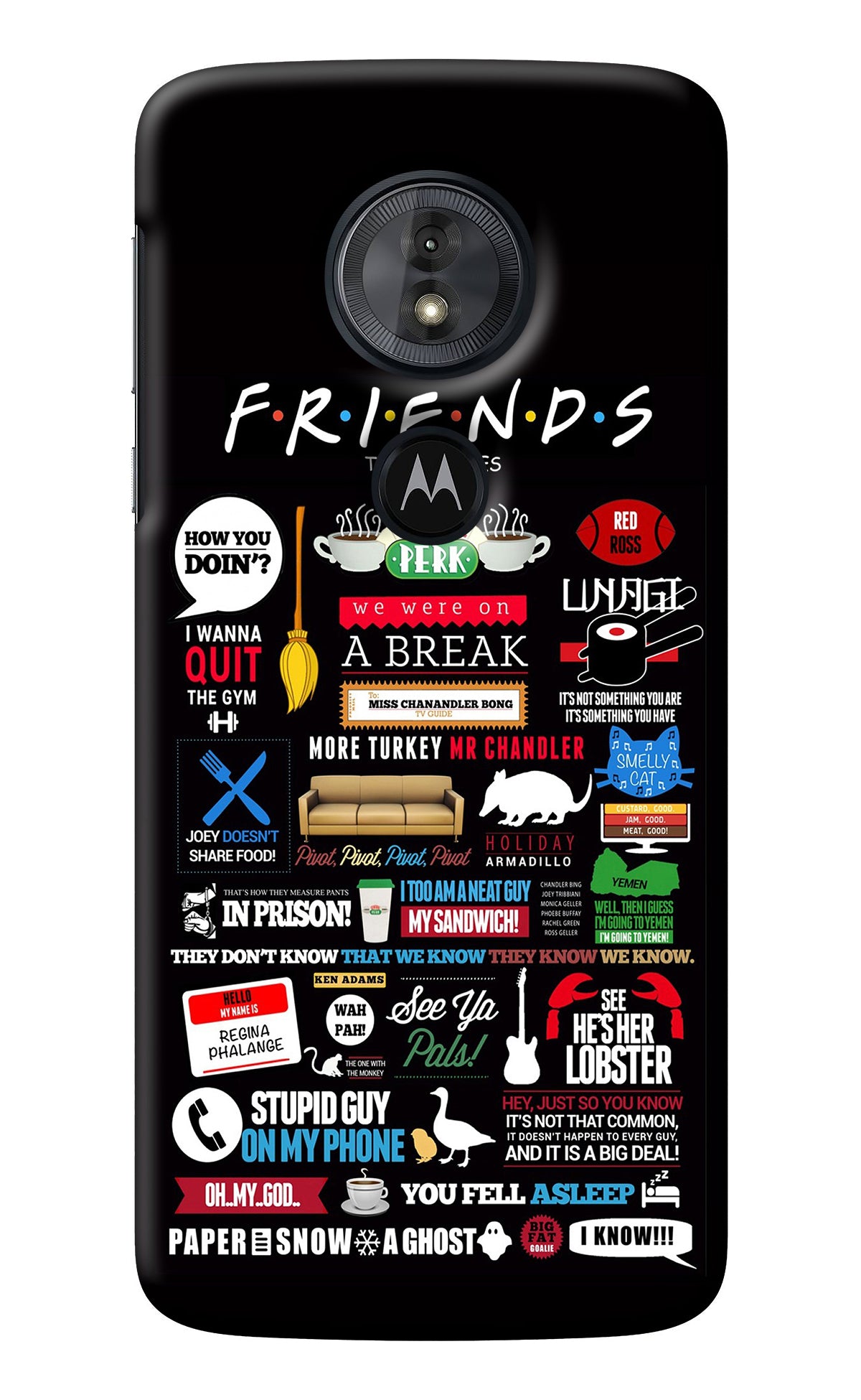 FRIENDS Moto G6 Play Back Cover