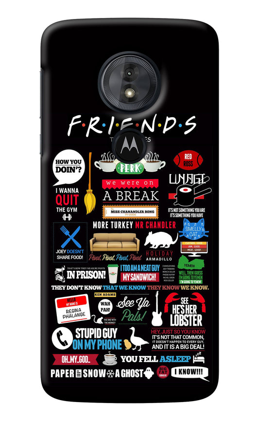 FRIENDS Moto G6 Play Back Cover