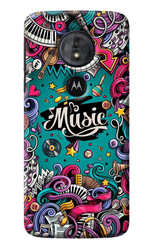 Music Graffiti Moto G6 Play Back Cover