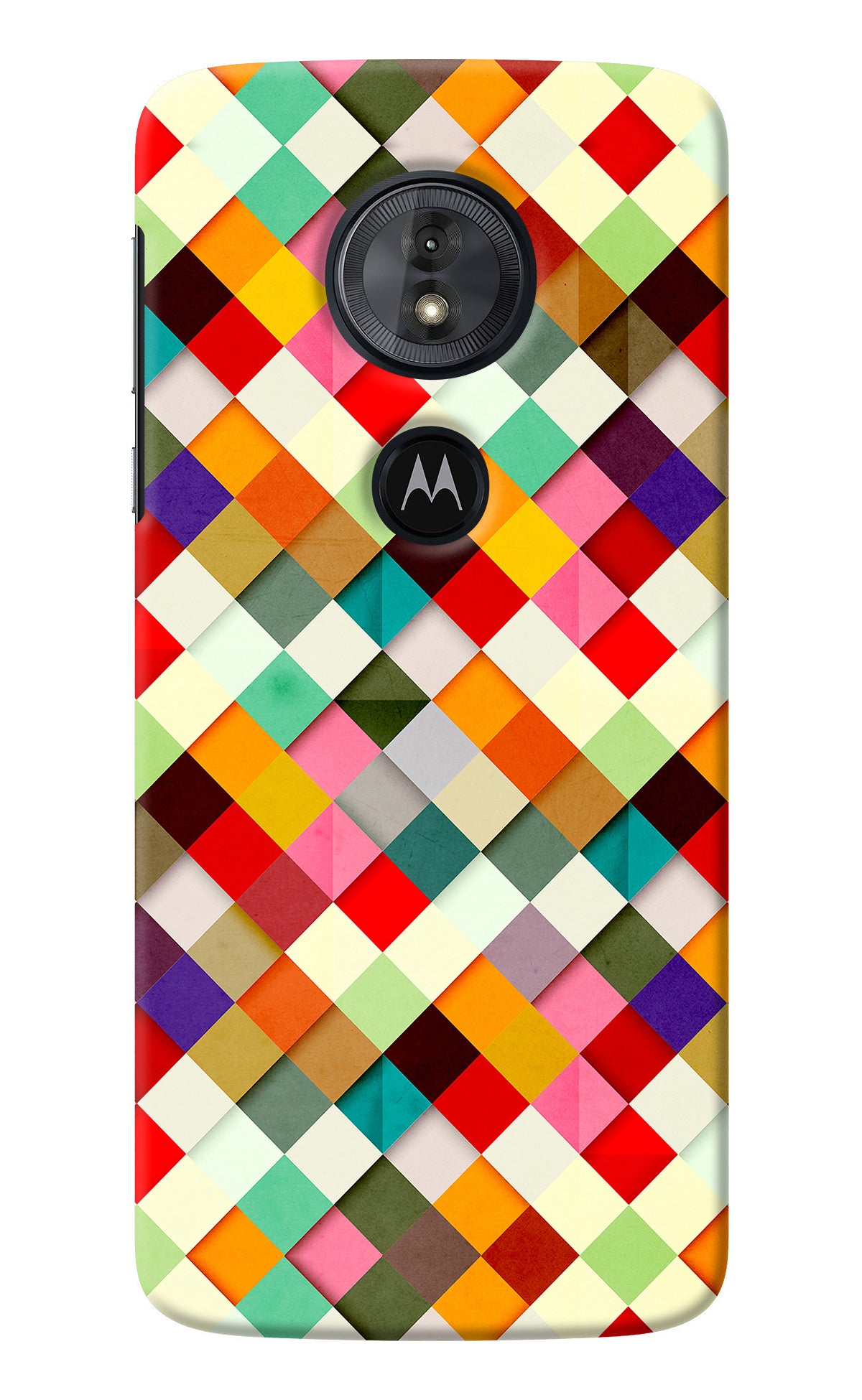 Geometric Abstract Colorful Moto G6 Play Back Cover