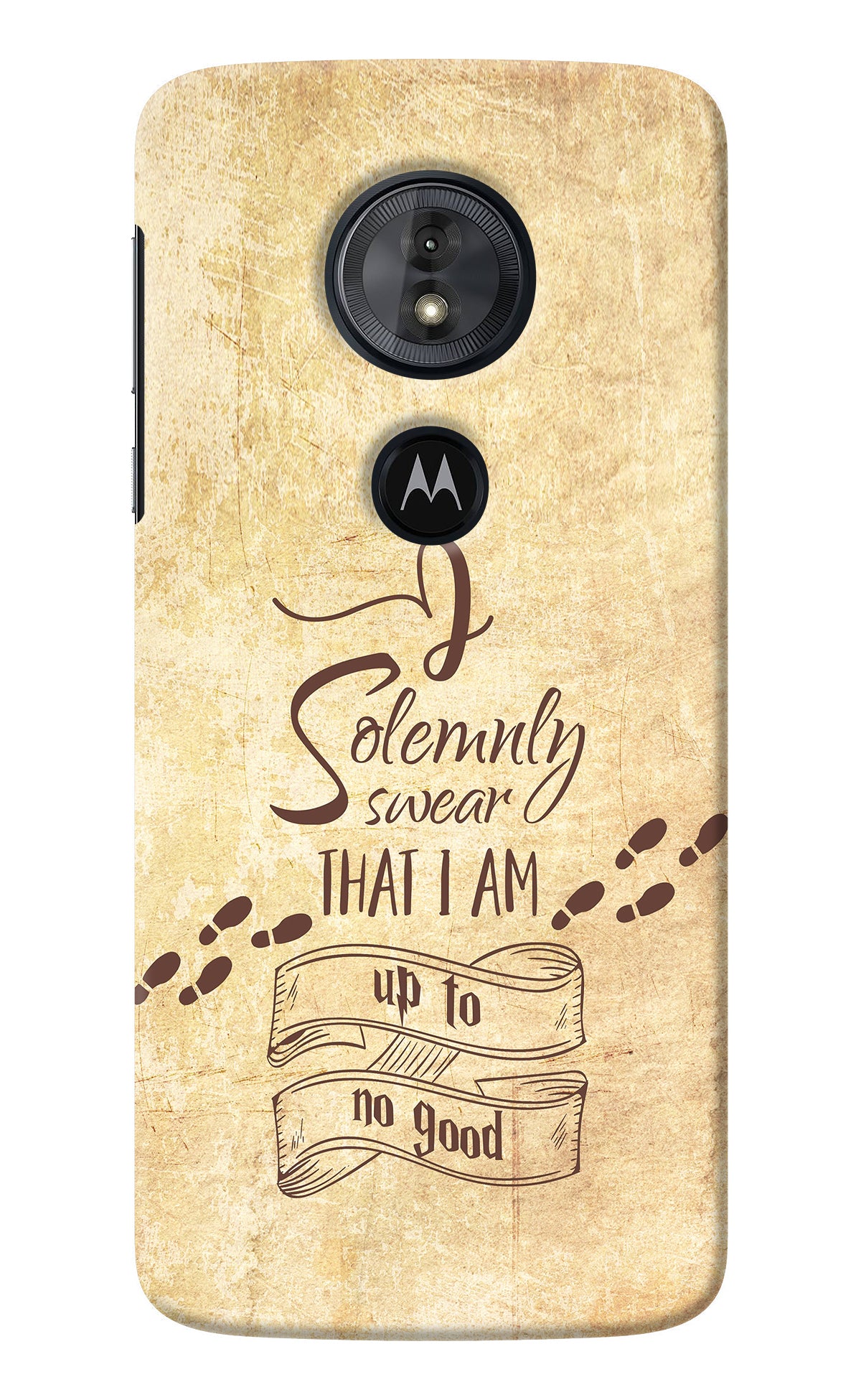 I Solemnly swear that i up to no good Moto G6 Play Back Cover