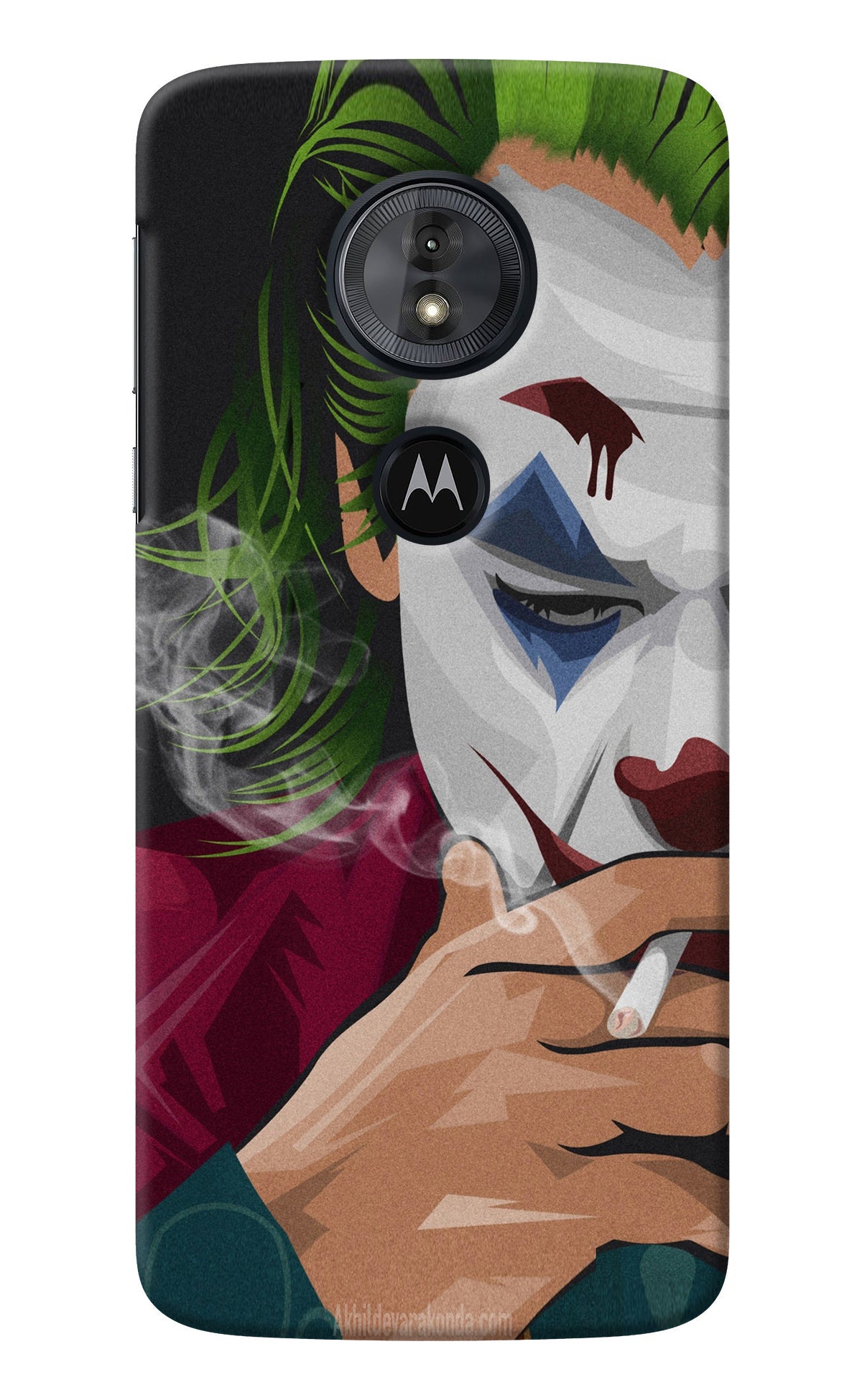 Joker Smoking Moto G6 Play Back Cover