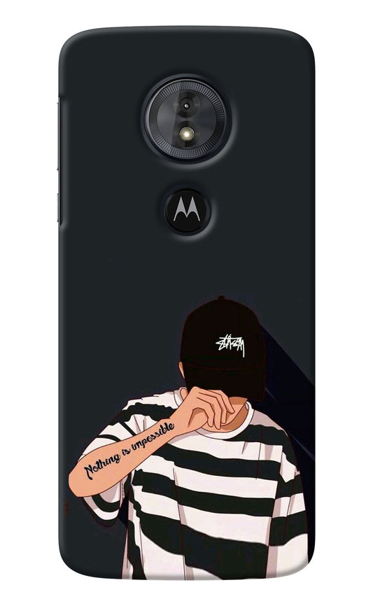 Aesthetic Boy Moto G6 Play Back Cover