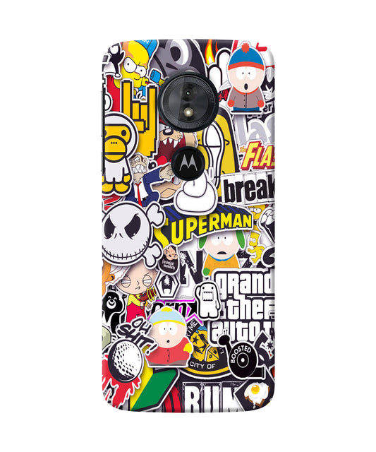 Sticker Bomb Moto G6 Play Back Cover