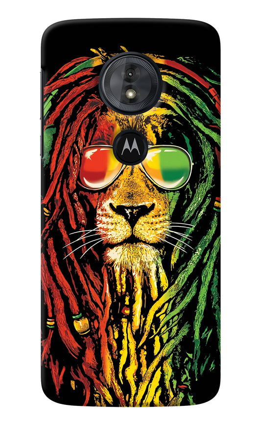 Rasta Lion Moto G6 Play Back Cover