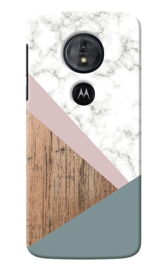 Marble wood Abstract Moto G6 Play Back Cover